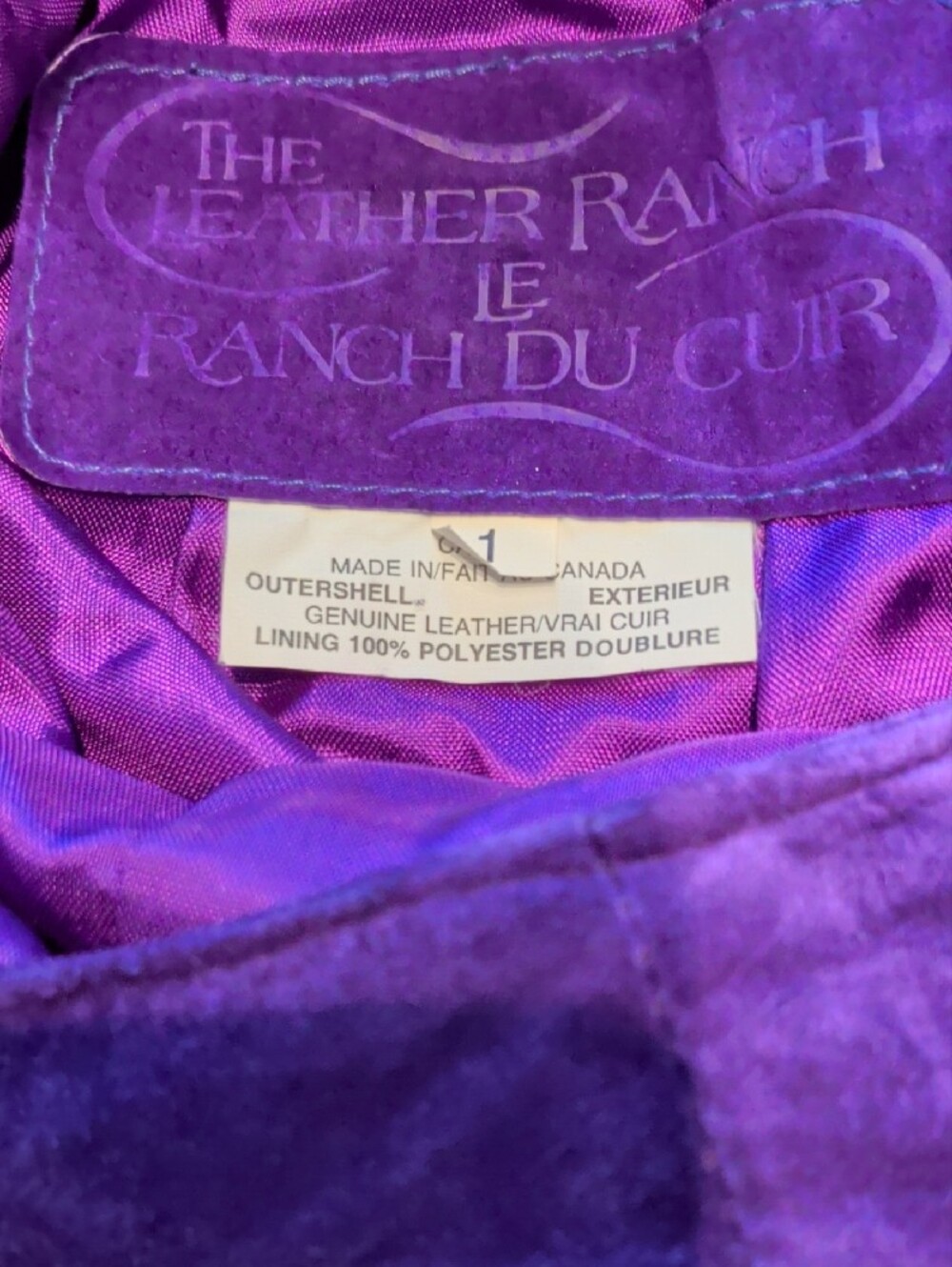 VTG 80s The Leather Ranch Purple Suede Pinafore Overall Dress Small Whimsigoth - Picture 3 of 5